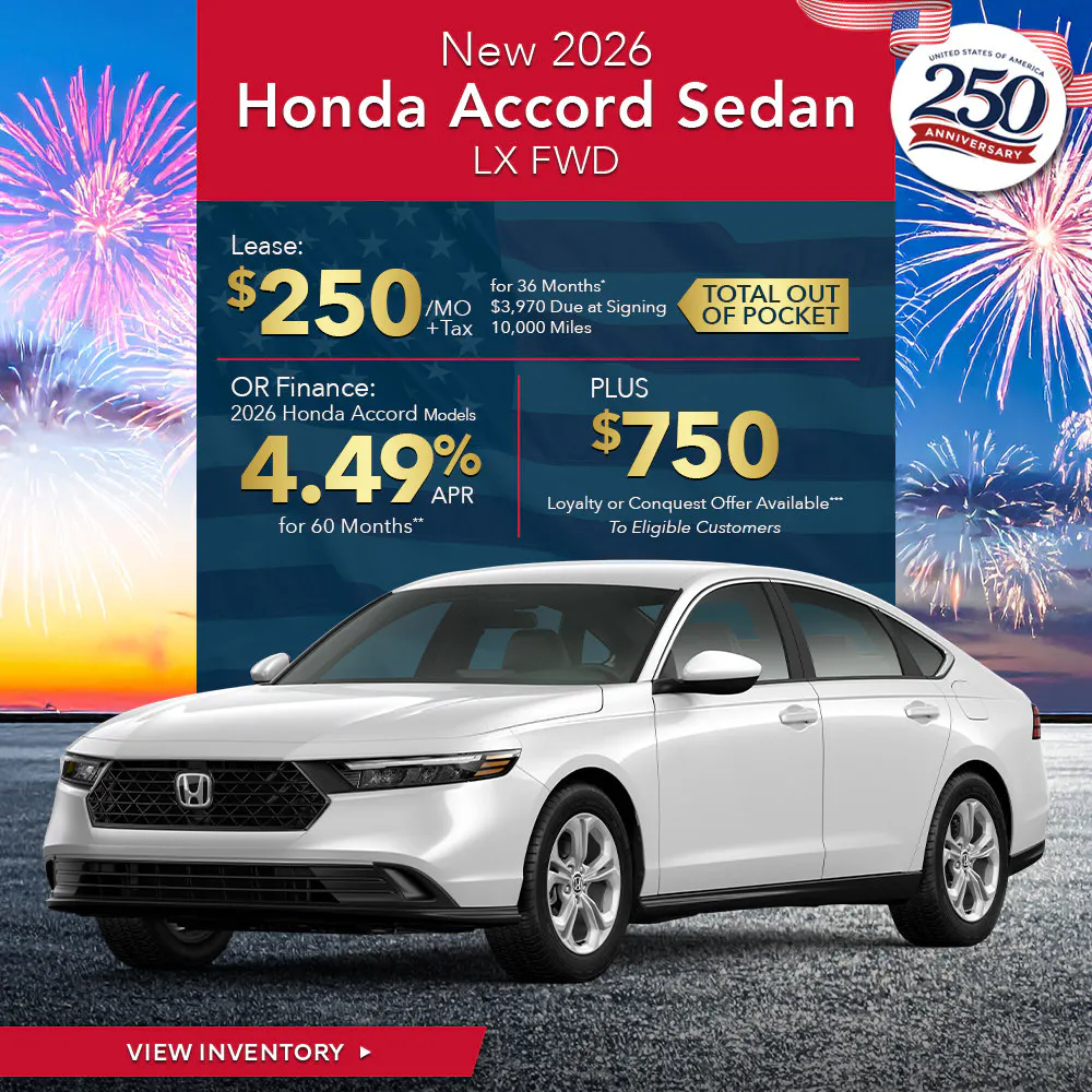 New 2026 Honda Accord Sedan LX FWD