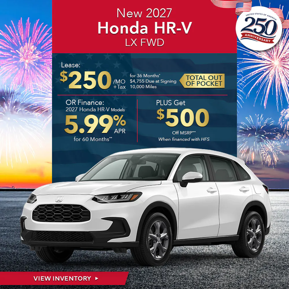 New 2027 Honda HR-V LX FWD