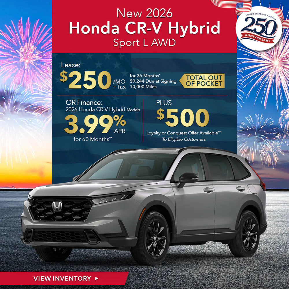 New 2026 Honda CR-V Hybrid Sport L AWD