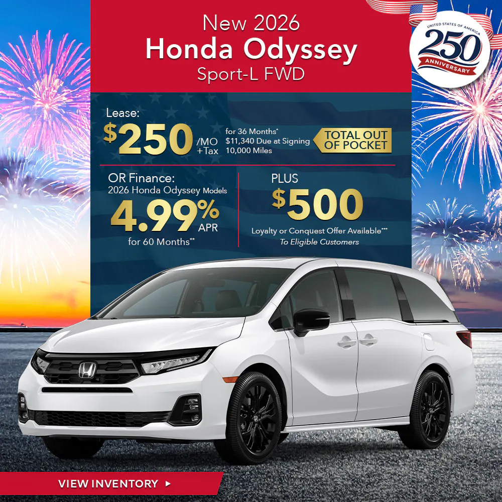 New 2026 Honda Odyssey Sport-L FWD