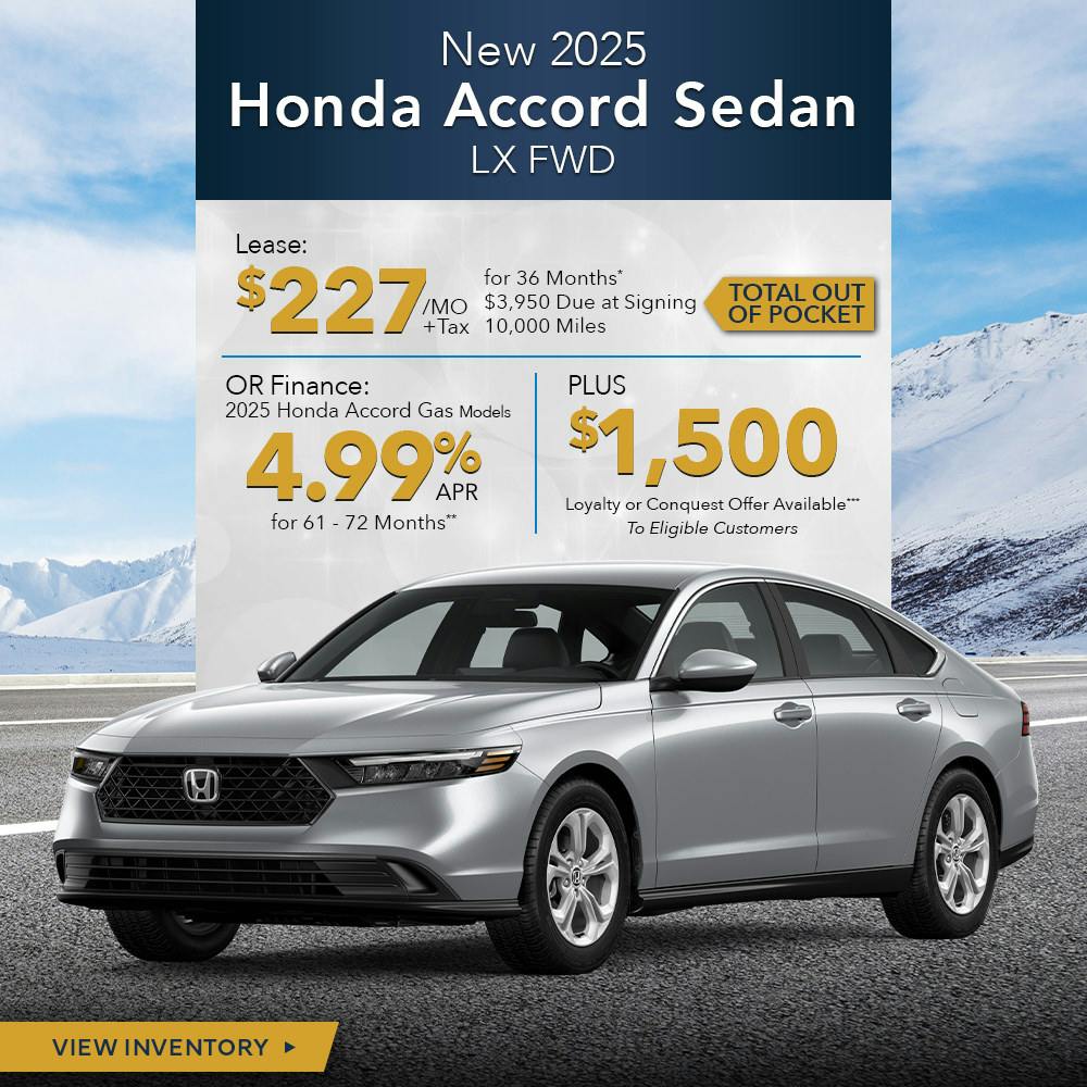 New 2025 Honda Accord Sedan LX FWD