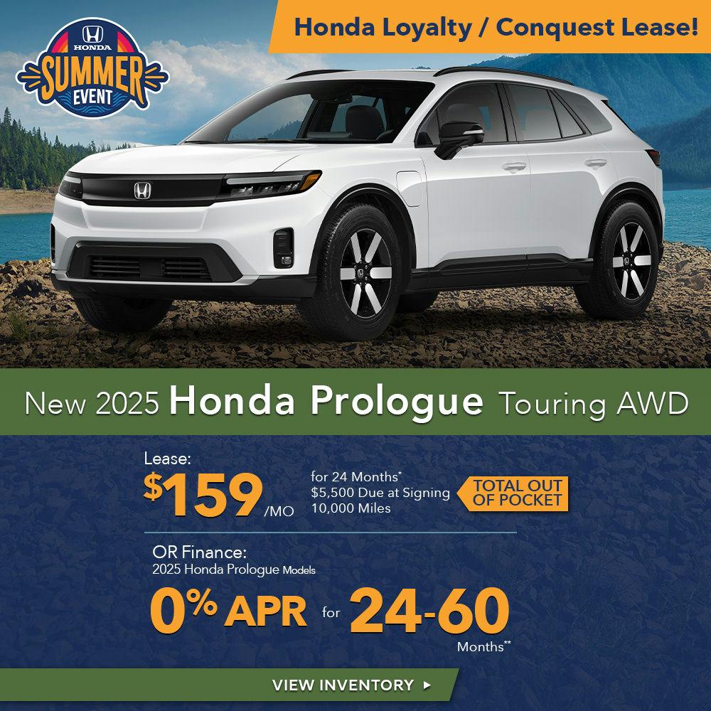 New 2025 Honda Prologue Touring AWD | First Honda Simi Valley