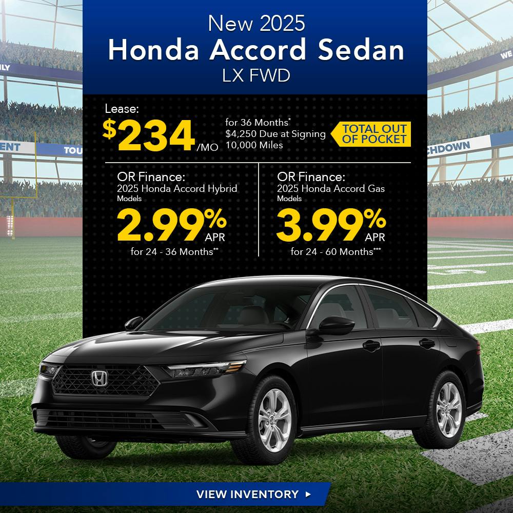 New 2025 Honda Accord Sedan LX FWD