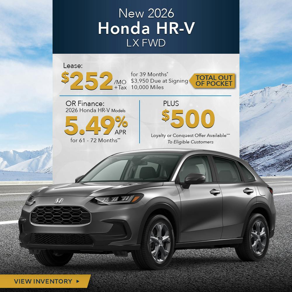 New 2026 Honda HR-V LX FWD