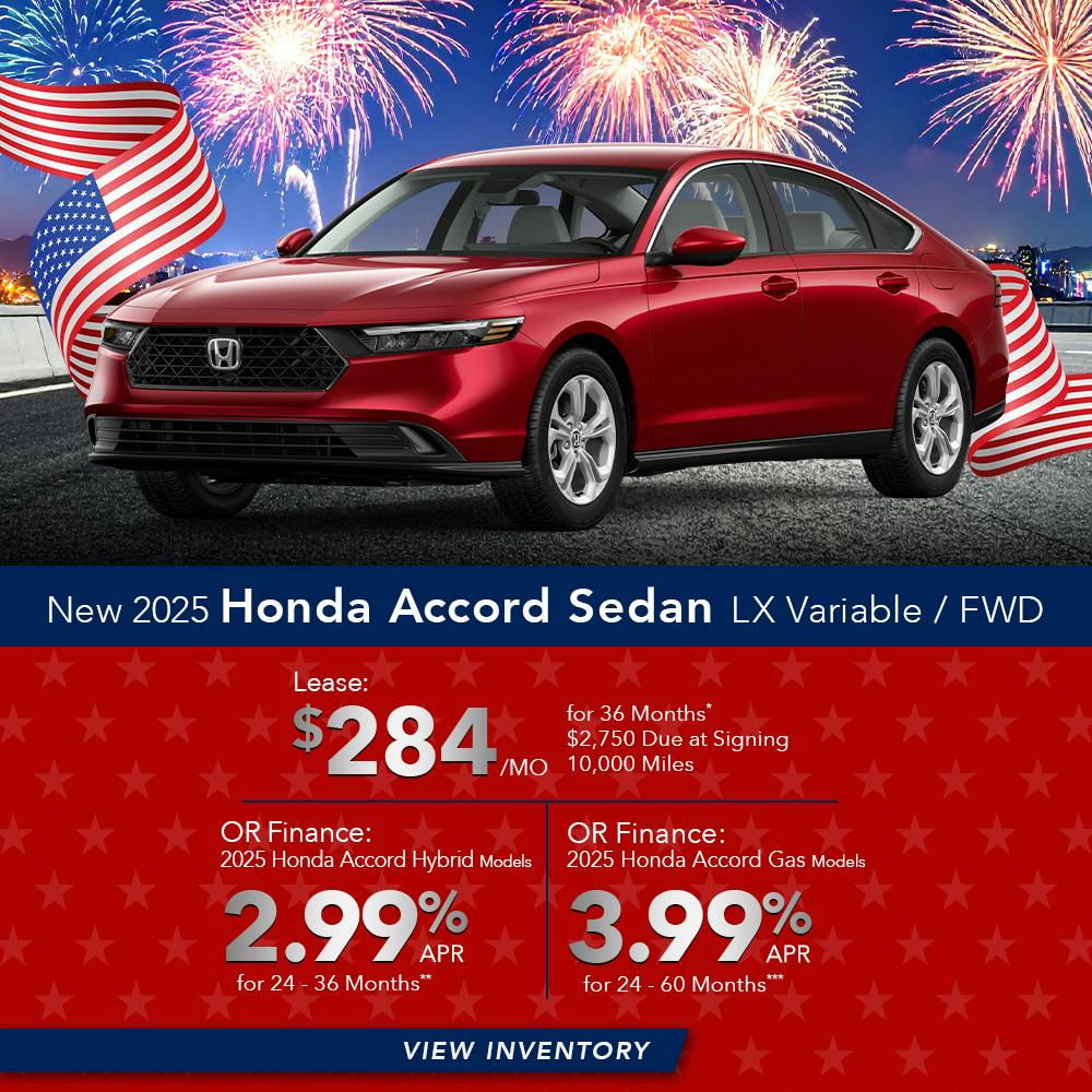 New 2025 Honda Accord Sedan LX Variable/FWD