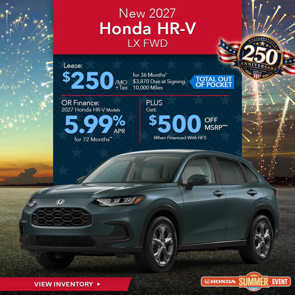 New 2027 Honda HR-V LX FWD