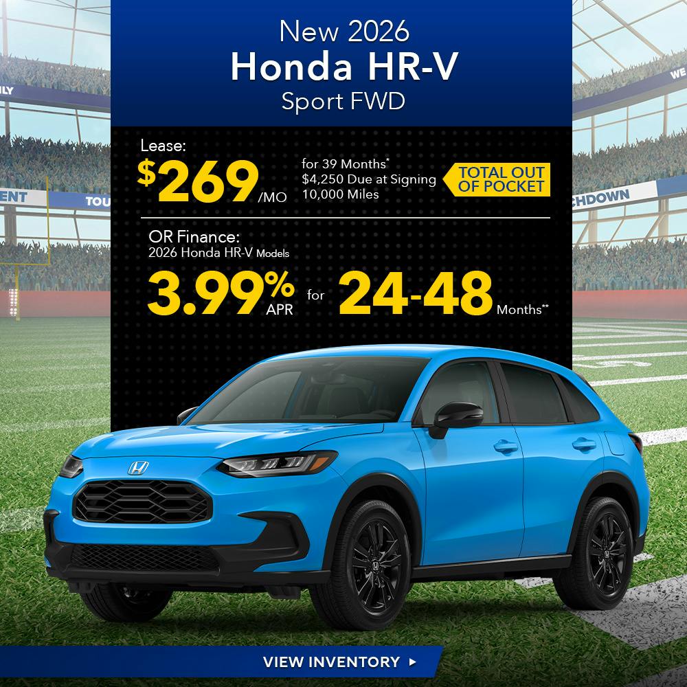 New 2026 Honda HR-V Sport FWD