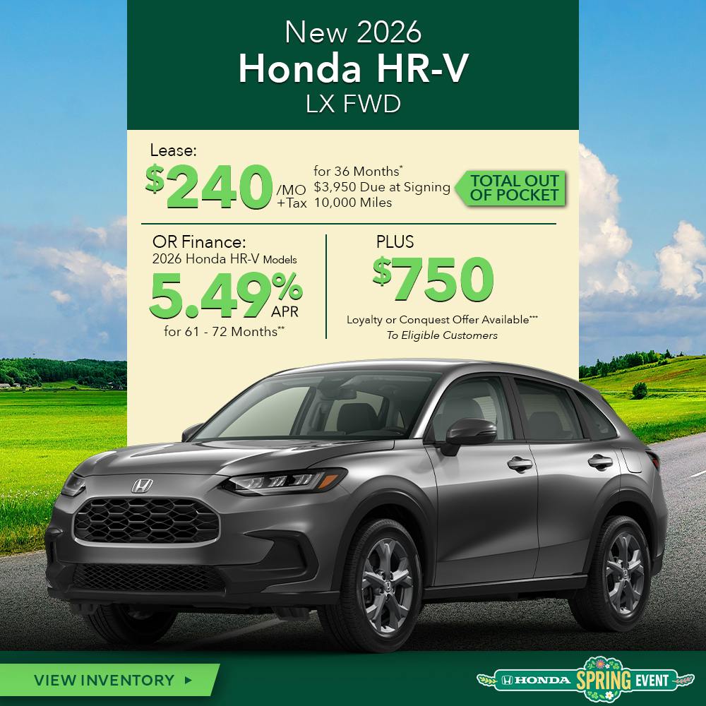 New 2026 Honda HR-V LX FWD