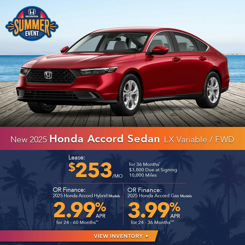 New 2025 Honda Accord Sedan LX Variable/FWD