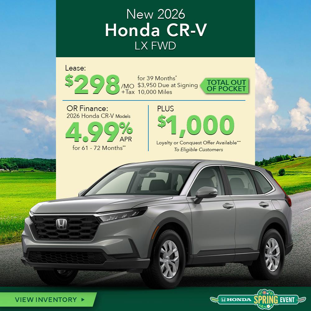 New 2026 Honda CR-V LX FWD