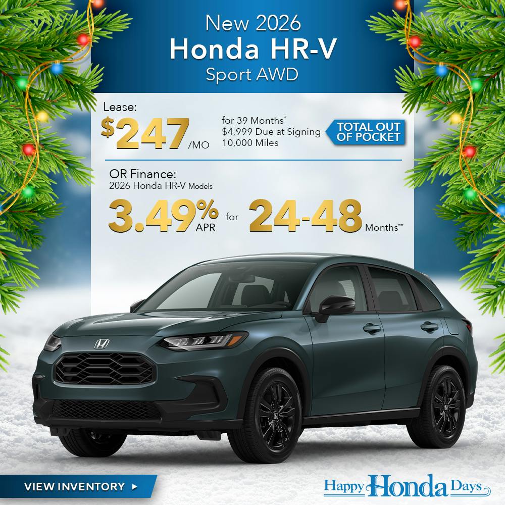 New 2026 Honda HR-V Sport AWD