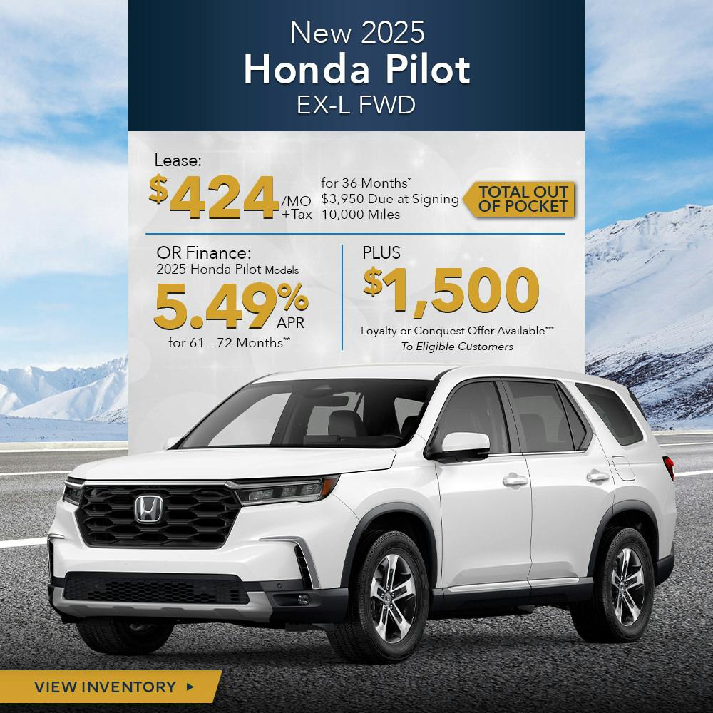 New 2025 Honda Pilot EX-L FWD