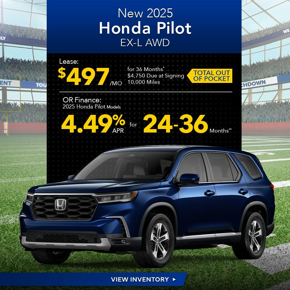 New 2025 Honda Pilot EX-L AWD