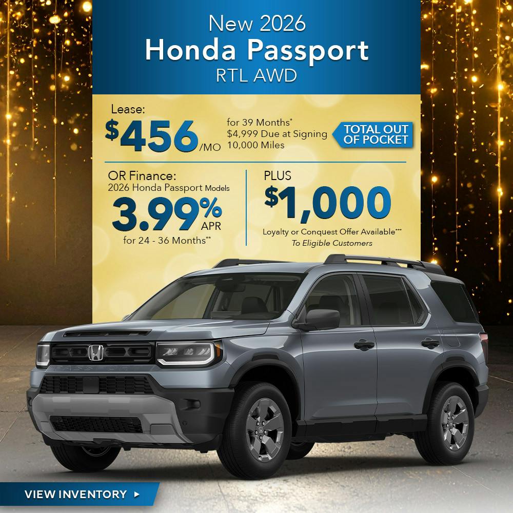 New 2026 Honda Passport RTL AWD
