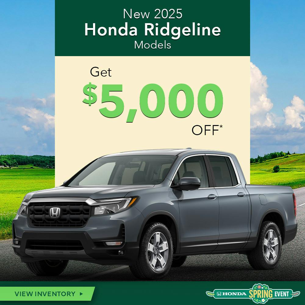 New 2025 Honda Ridgeline