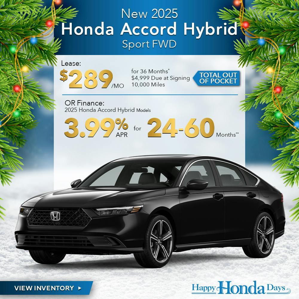New 2025 Honda Accord Hybrid Sport FWD