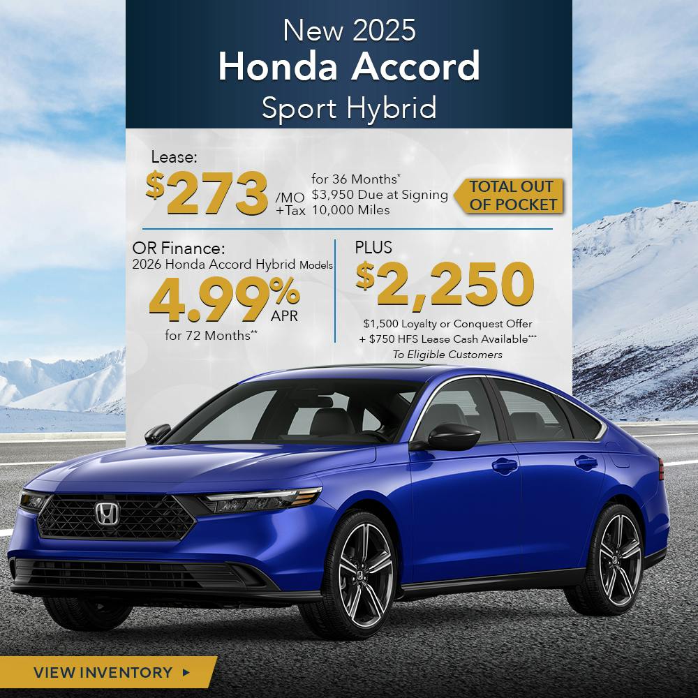New 2025 Honda Accord Sport Hybrid
