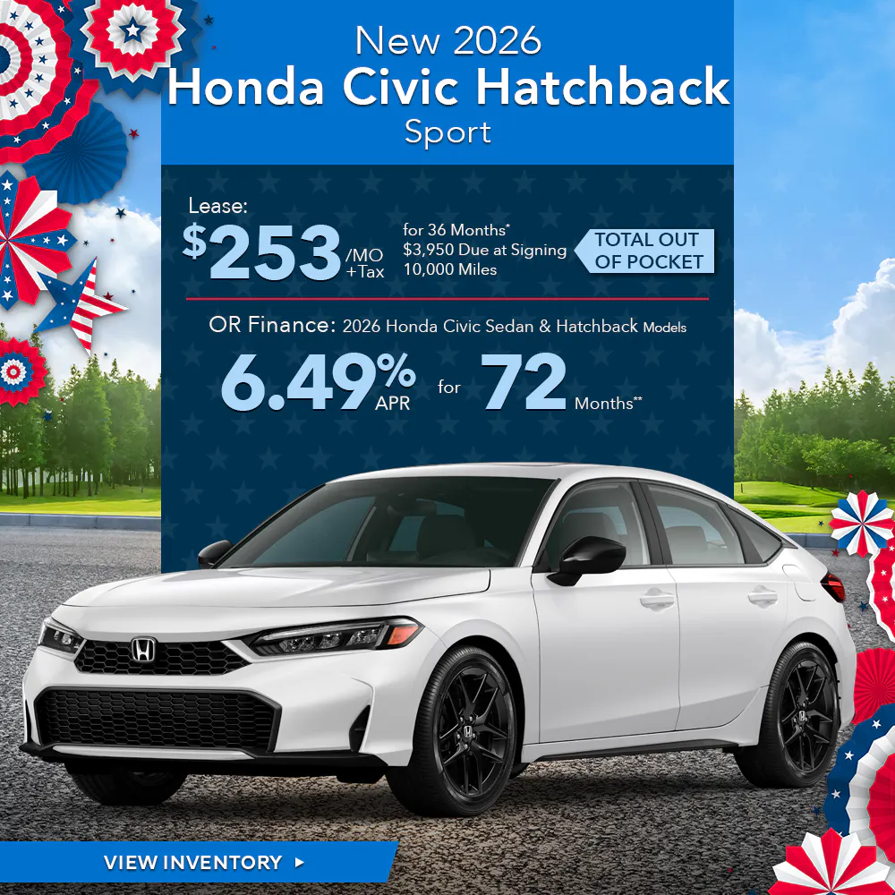 New 2026 Honda Civic Sport Hatchback