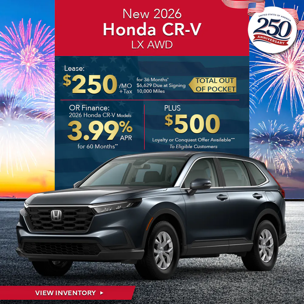 New 2026 Honda CR-V LX AWD