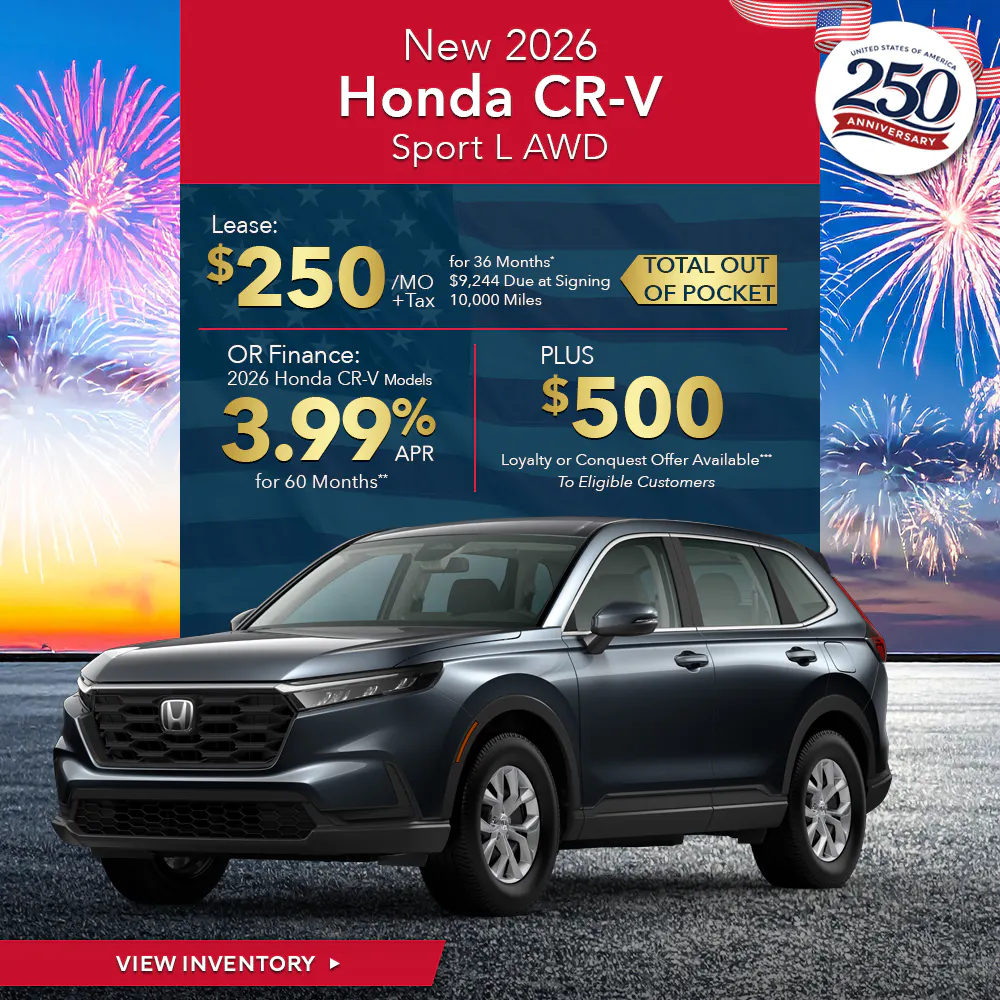 New 2026 Honda CR-V Hybrid Sport L AWD