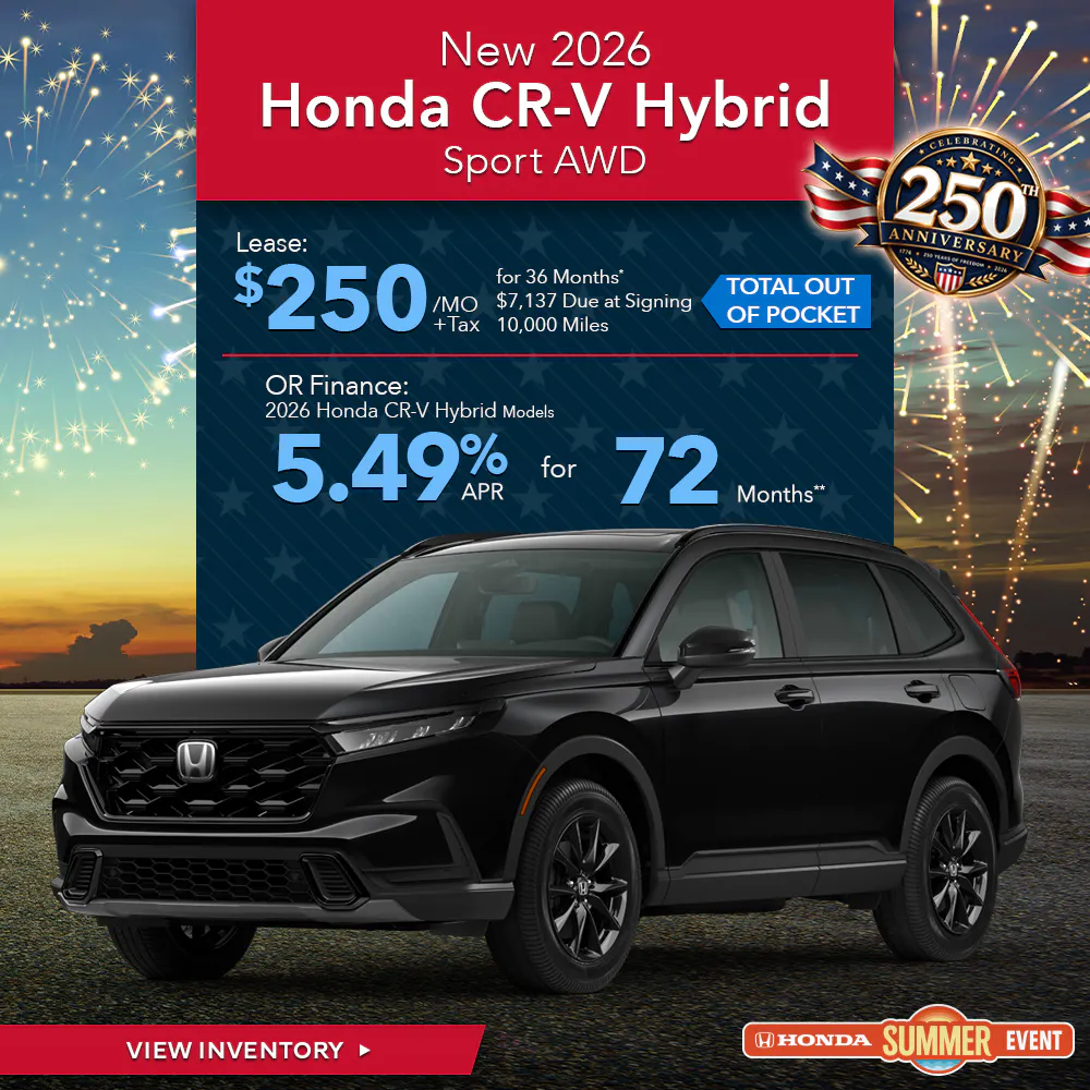 New 2026 Honda CR-V Hybrid Sport AWD | First Honda Simi Valley