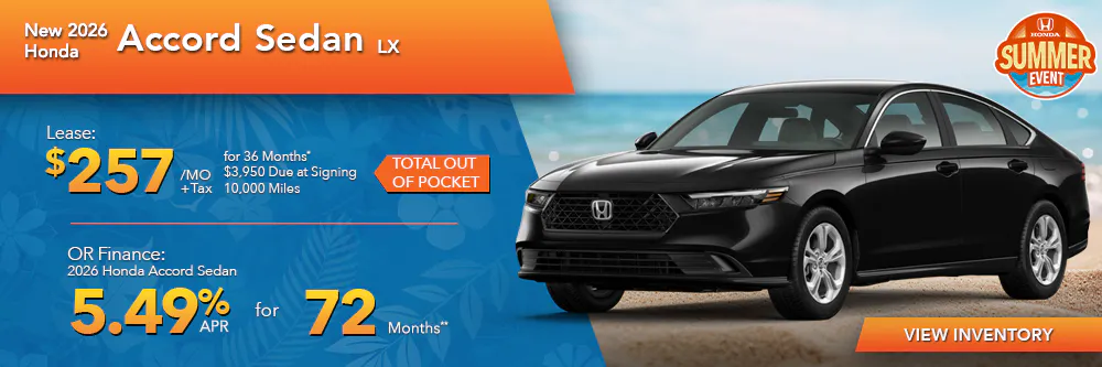 New 2026 Honda Accord Sedan LX | First Honda Simi Valley