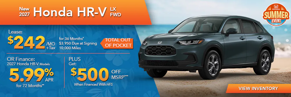 New 2027 Honda HR-V LX FWD | First Honda Simi Valley