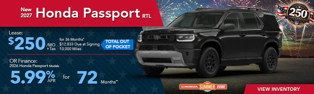 New 2026 Honda Passport RTL | First Honda Simi Valley