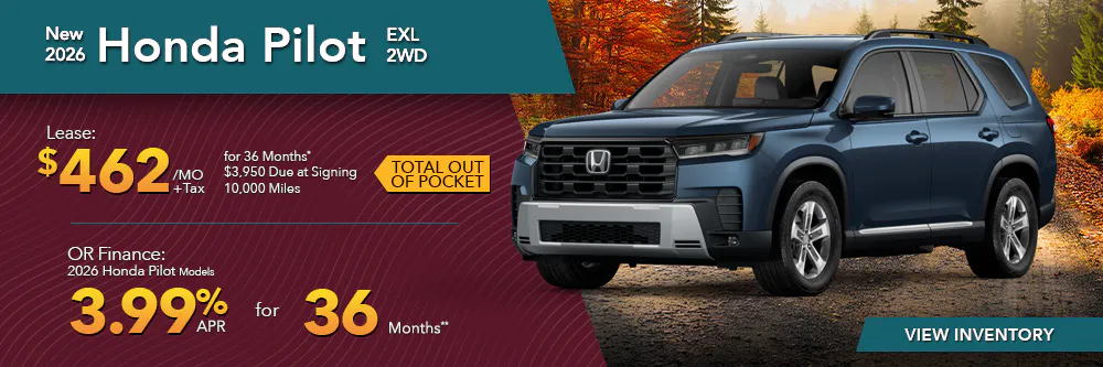 New 2026 Honda Pilot EXL 2WD | First Honda Simi Valley