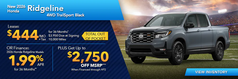 New 2026 Honda Ridgeline | First Honda Simi Valley