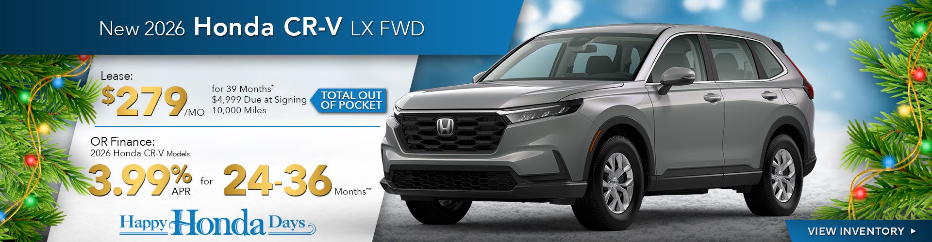 New 2026 Honda CR-V LX FWD