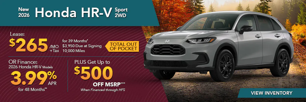 New 2026 Honda HR-V Sport 2WD | First Honda Simi Valley