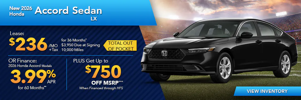 New 2026 Honda Accord Sedan LX | First Honda Simi Valley
