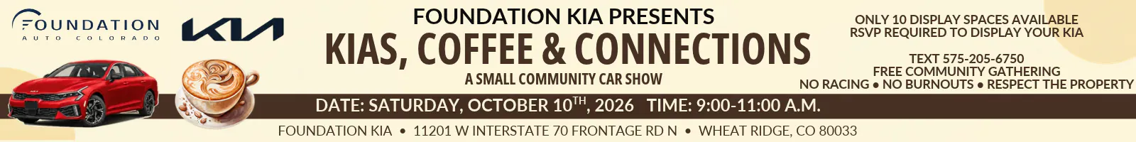 Kia, Coffee & Connections