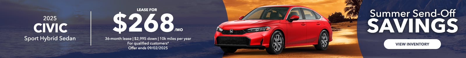 2025 Civic Sport Hybrid Sedan