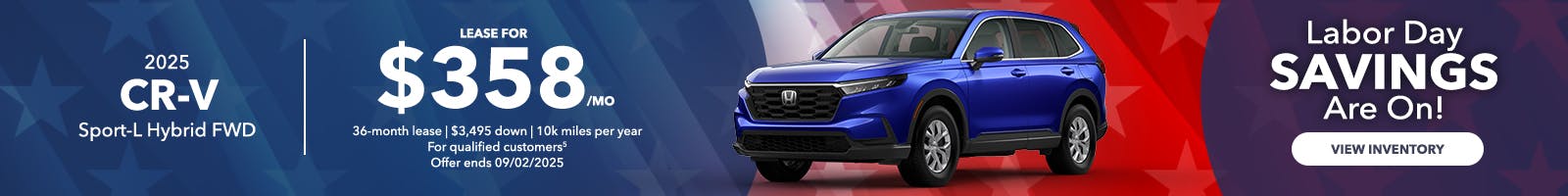 2025 CR-V Sport-L Hybrid FWD