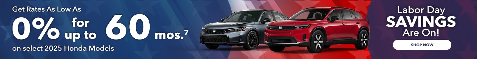 Get Rates As Low As  0% for up to 60 mos.