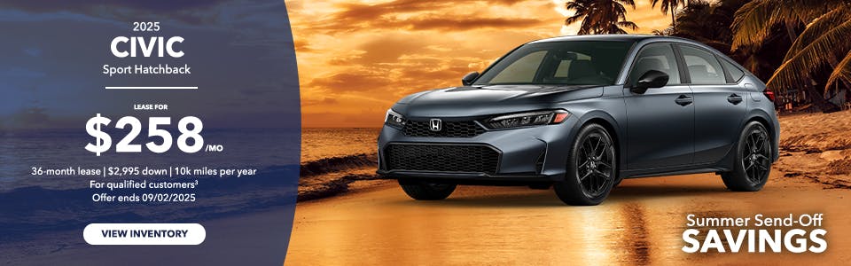 2025 Civic Sport Hatchback | Freeway Honda