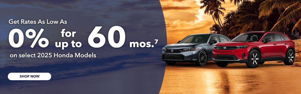 Get Rates As Low As  0% for up to 60 mos. | Freeway Honda