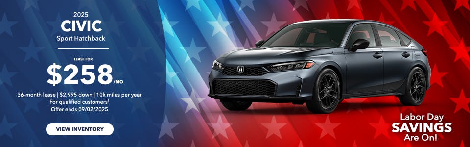2025 Civic Sport Hatchback | Freeway Honda
