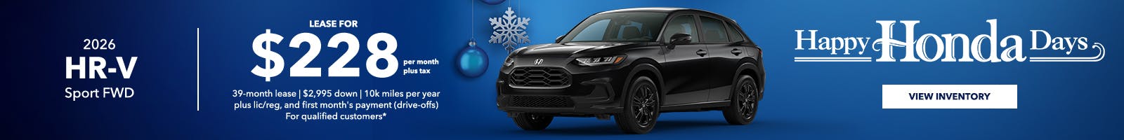 2026 HR-V Sport FWD | Freeway Honda