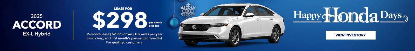 2025 Accord EX-L Hybrid | Freeway Honda