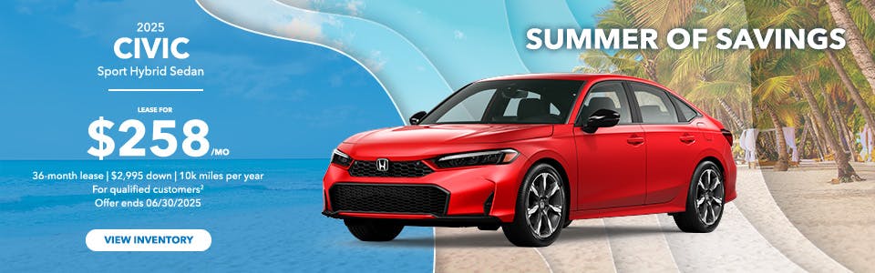 2025 Civic Sport Hybrid Sedan | Freeway Honda