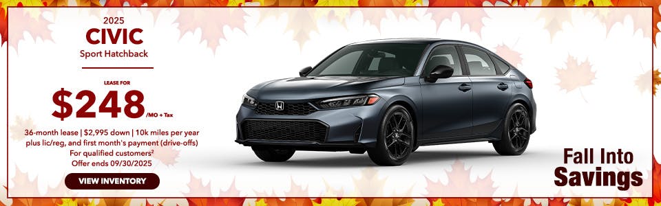 2025 Civic Sport Hatchback | Freeway Honda