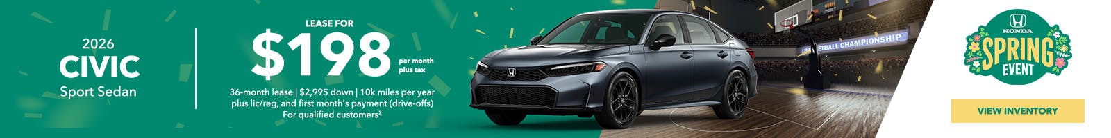 2026 CIVIC Sport Sedan