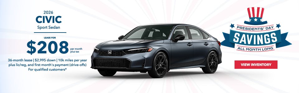2026 CIVIC Sport Sedan | Freeway Honda