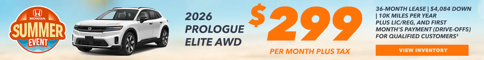 Prologue Elite AWD