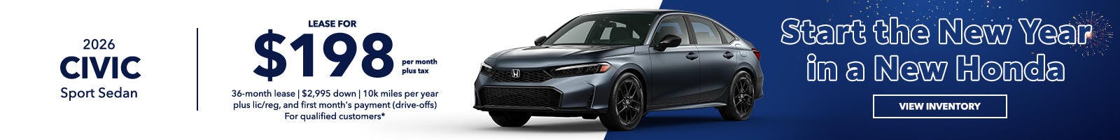 2026 Civic Sport Sedan