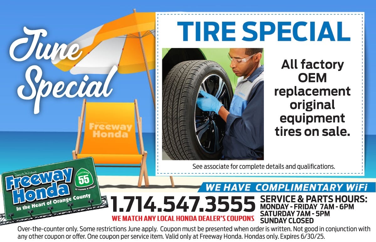 Tire Special | Freeway Honda
