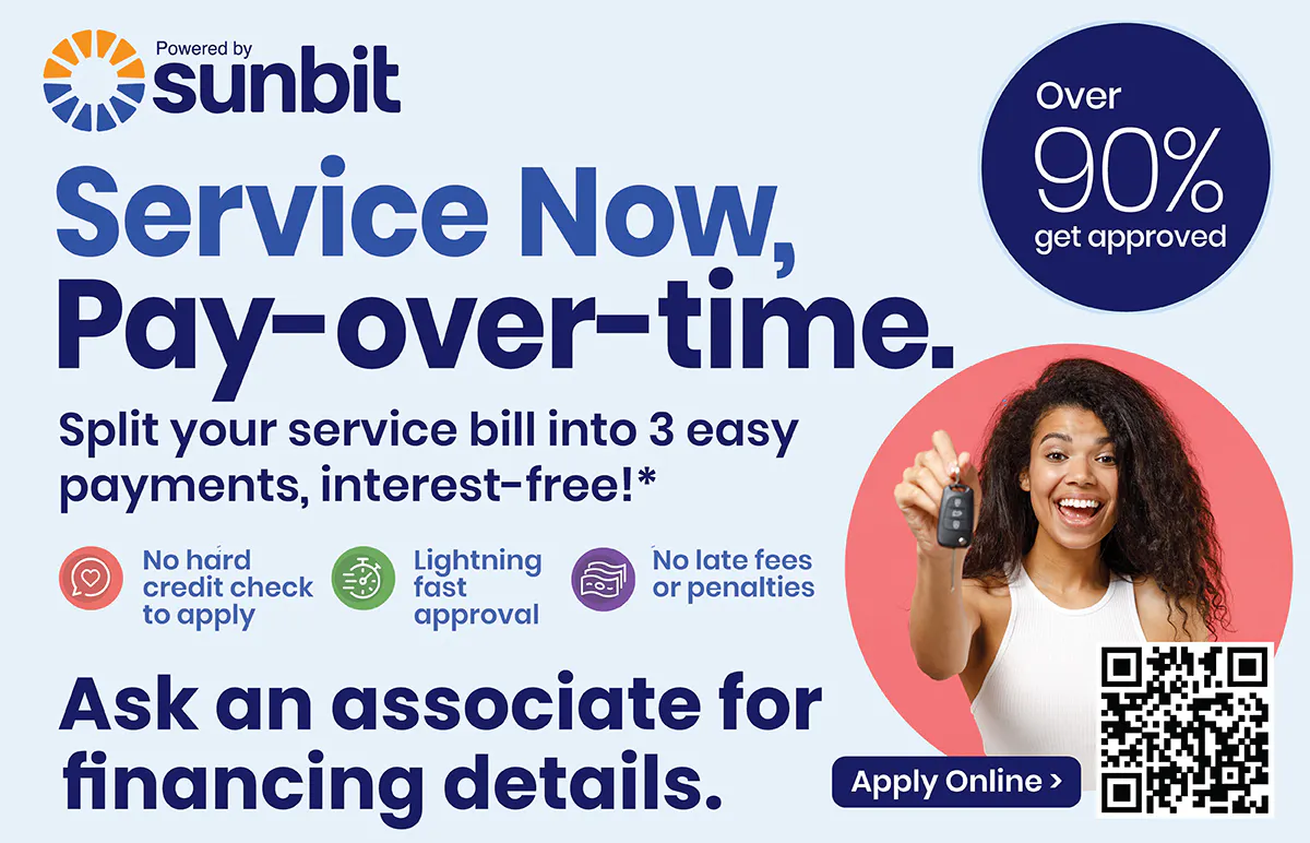 Sunbit – Service Now, Pay Over Time! | Freeway Honda